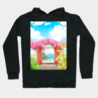 A Door with an Ocean View Hoodie